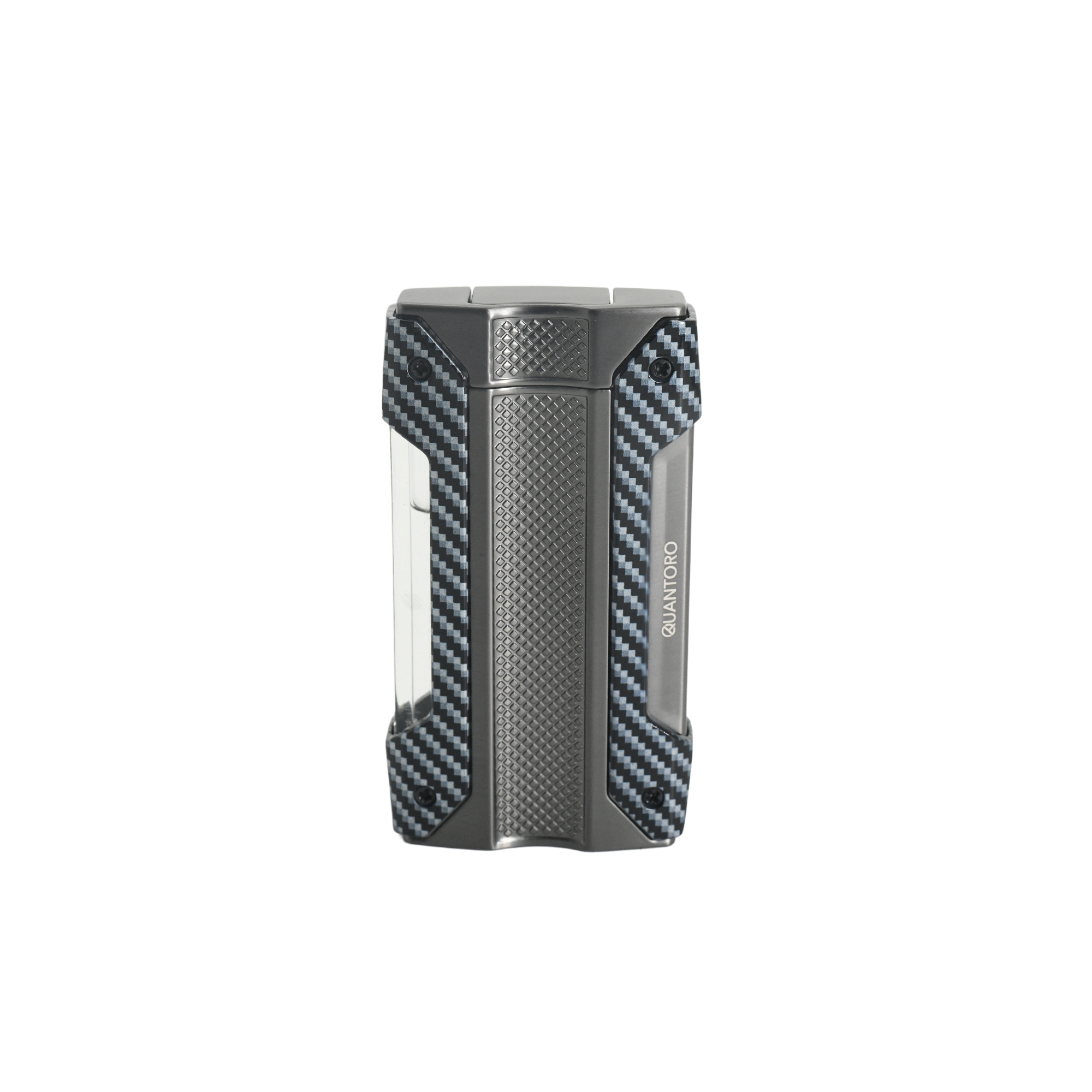 Quantoro MGM 04-7 Jet Alevli Puro Delicili Metal Puro Çakmağı Black Carbon 