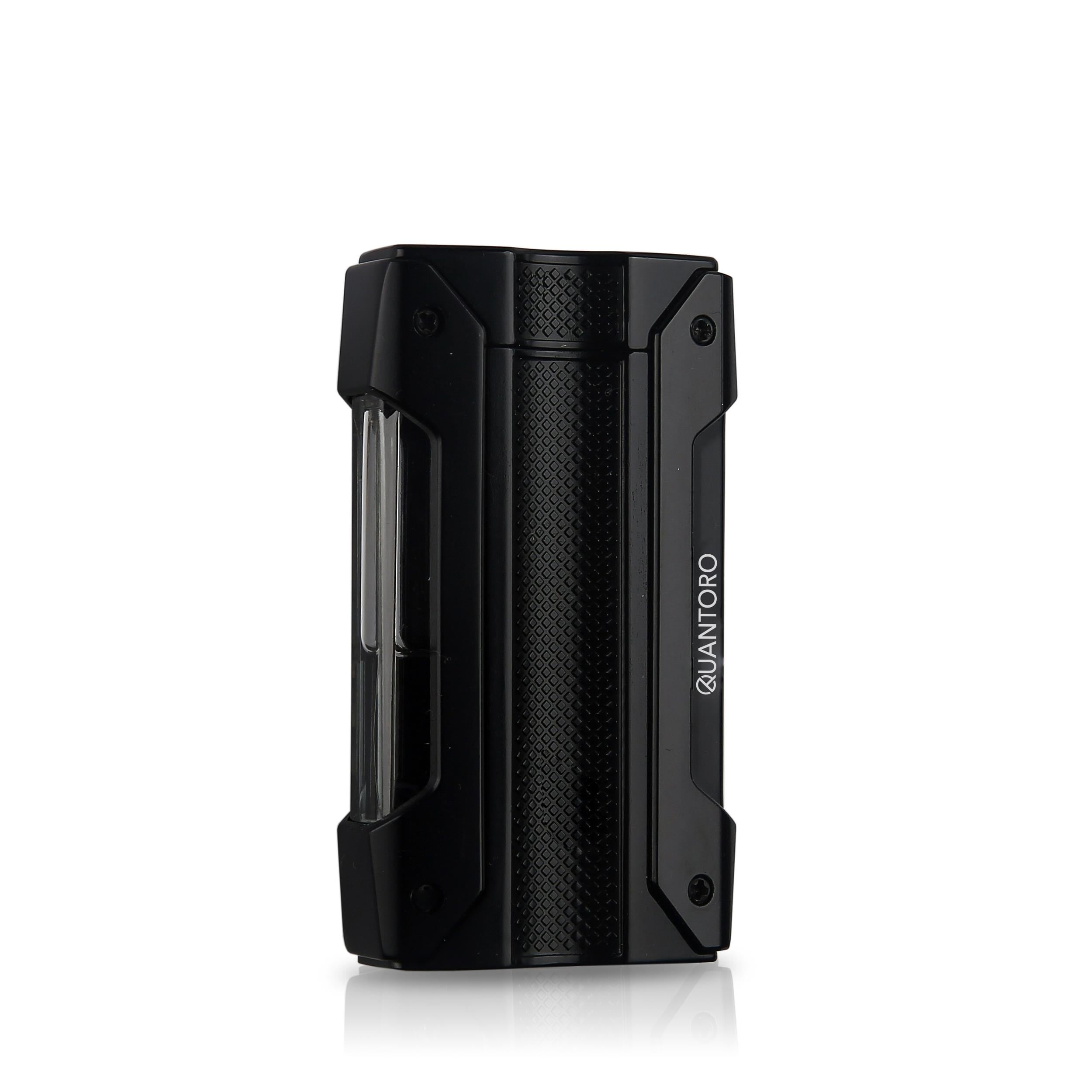 Quantoro MGM 04-7 Jet Alevli Puro Delicili Metal Puro Çakmağı Black 