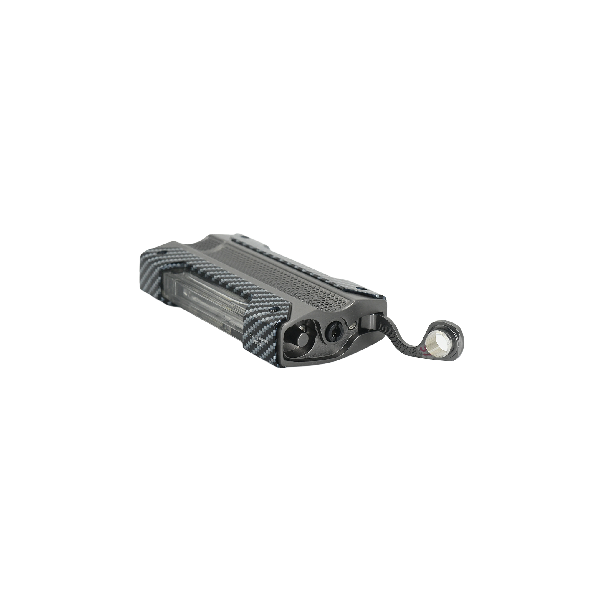 Quantoro MGM 04-7 Jet Alevli Puro Delicili Metal Puro Çakmağı Black Carbon 