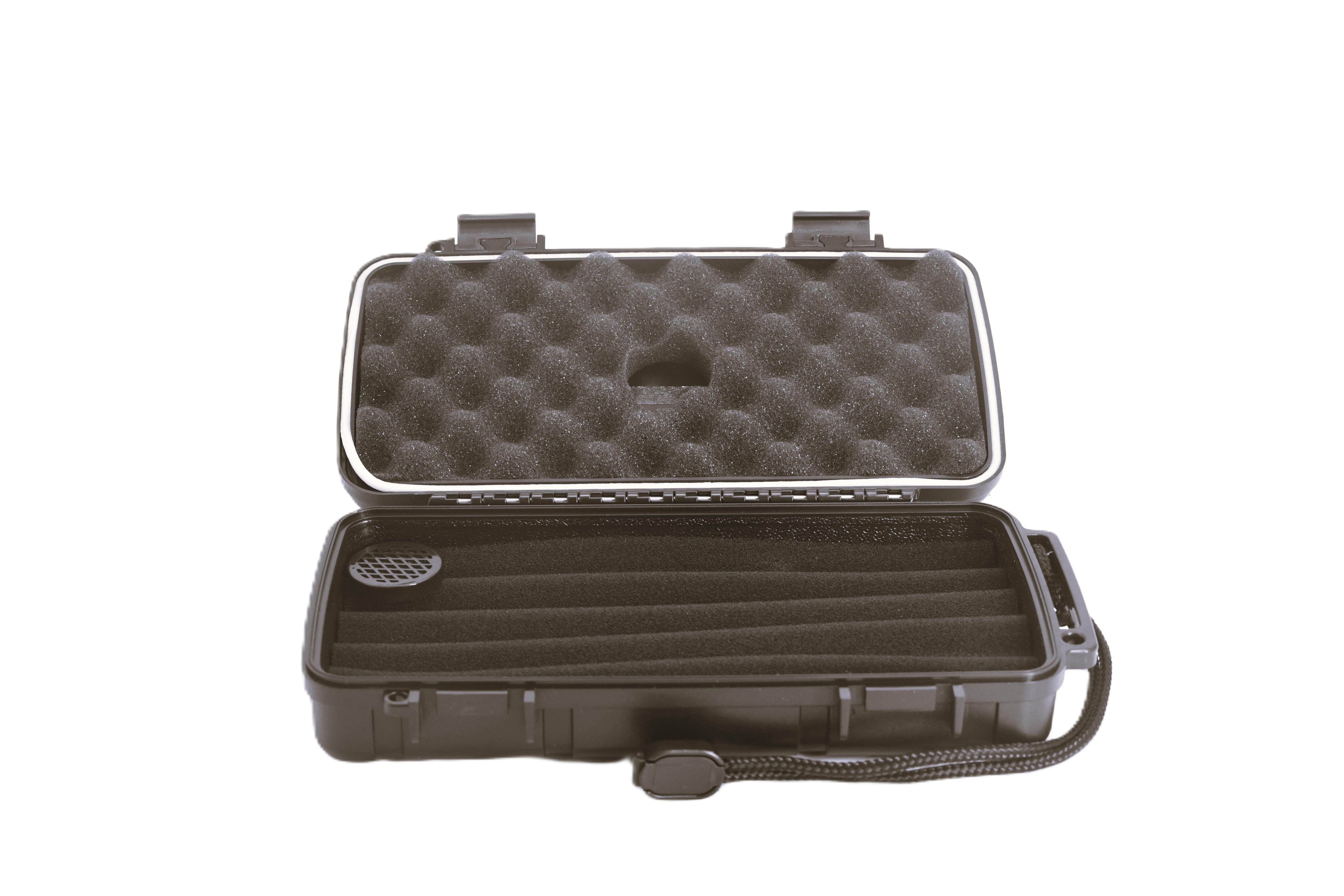 QPH-8 Mini Plastik  Seyahat Humidor QPH-8