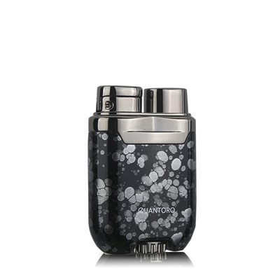 04-21 Single Torch Jet Alevli Puro/Sigara Çakmağı / Dots Black