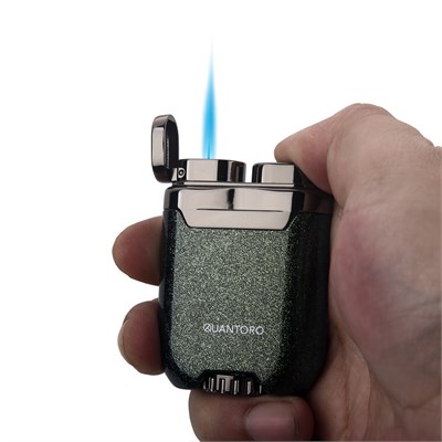 04-21 Single Torch Jet Alevli Puro/Sigara Çakmağı / Spark Green