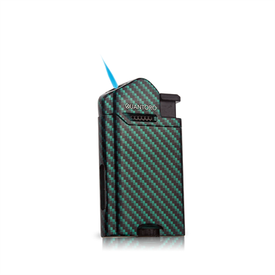 04-4 Single  Jet Alevli Metal Puro Çakmağı / Green Carbon
