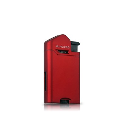 04-5 Single Perde Alevli Metal Puro Çakmağı / Matte Red