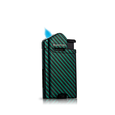 04-5 Single Perde Alevli Metal Puro Çakmağı / Green Carbon