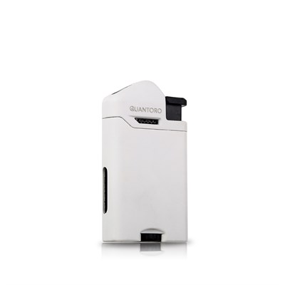 04-5 Single Perde Alevli Metal Puro Çakmağı / Matte White