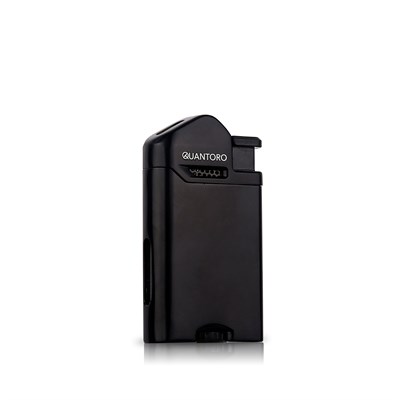 04-5 Single Perde Alevli Metal Puro Çakmağı / Matte Black