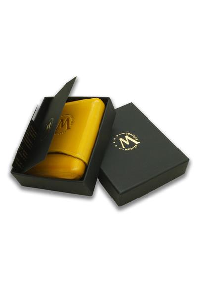 Montes Gerçek Deri El Yapımı Toscano Puro Kılıfı Dörtlü (36 Ring) Bali