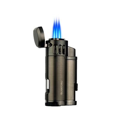 Quantoro 05-43 Üçlü Jet Alev Puro Delicili Puro Çakmağı/Gunmetal