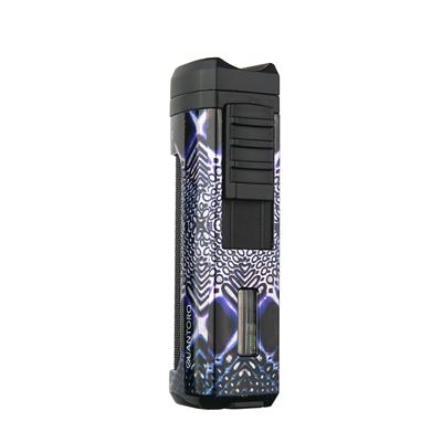 Quantoro 05-46 Üçlü Jet Alev Puro Delicili Puro Çakmağı/Blue P.