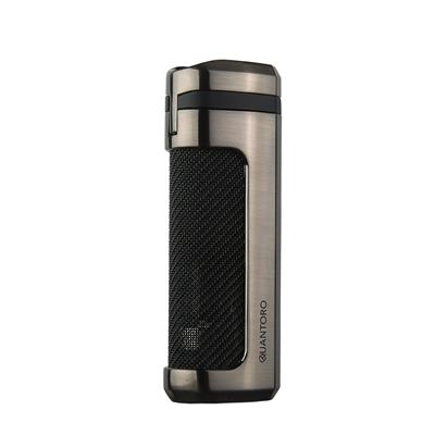 Quantoro 05-46 Üçlü Jet Alev Puro Delicili Puro Çakmağı/Gunmetal