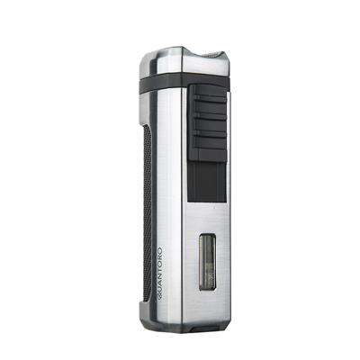 Quantoro 05-46 Üçlü Jet Alev Puro Delicili Puro Çakmağı/Chrome