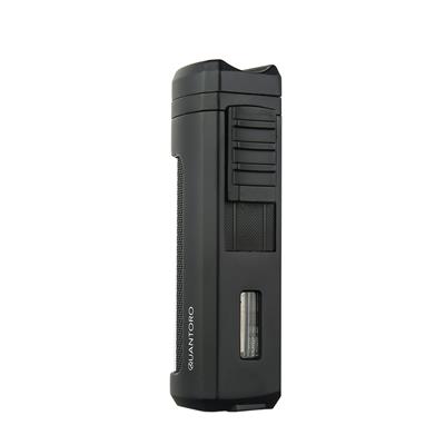 Quantoro 05-46 Üçlü Jet Alev Puro Delicili Puro Çakmağı/Black