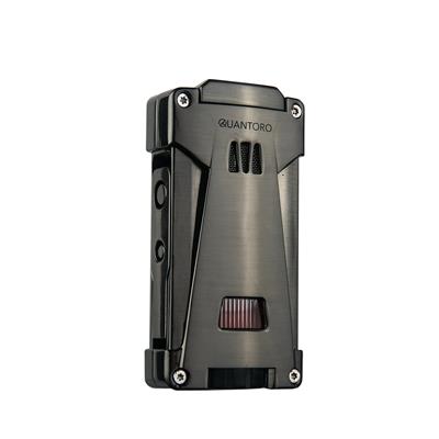Quantoro 05-47 Delicili Üçlü Jet Alev Puro Çakmağı/Gunmetal