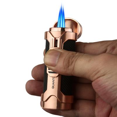 Quantoro 05-48 Delicili Üçlü Jet Alev Puro Çakmağı/Gunmetal