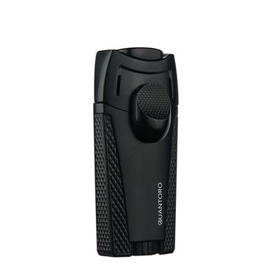 Quantoro 05-49 Çift Jet Alev Puro Çakmağı/Black
