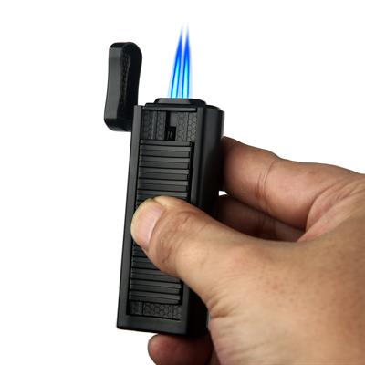 Quantoro 05-50 Delicili Çift Jet Alev Puro Çakmağı/Black