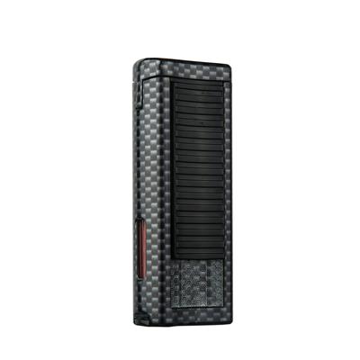 Quantoro 05-50 Delicili Çift Jet Alev Puro Çakmağı/Black Carbon