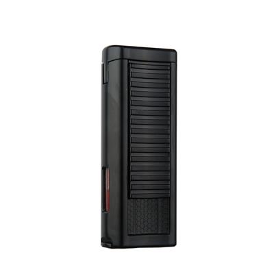 Quantoro 05-50 Delicili Çift Jet Alev Puro Çakmağı/Black