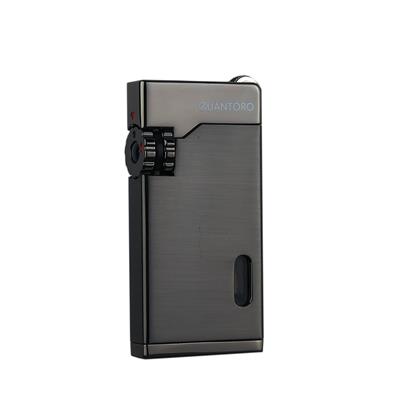 Quantoro 05-52 Çift Jet Alev Puro Çakmağı/Gunmetal