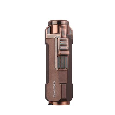 Quantoro 05-53 Üçlü Jet Alev Delicili Puro Çakmağı/Copper