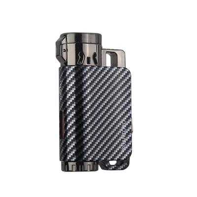 Quantoro 05-54 Üçlü Jet Alev  Puro Çakmağı/Black Carbon