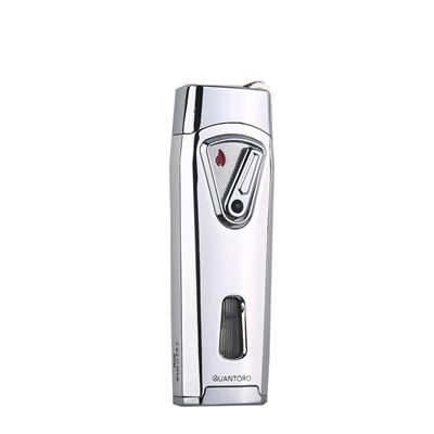 Quantoro 05-55 Çift Jet Alev  Puro Çakmağı/Ice Silver