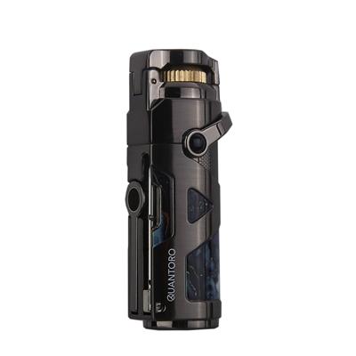 Quantoro 05-56 Puro Delicili İğneli Jet Alev Puro Çakmağı/Gunmetal