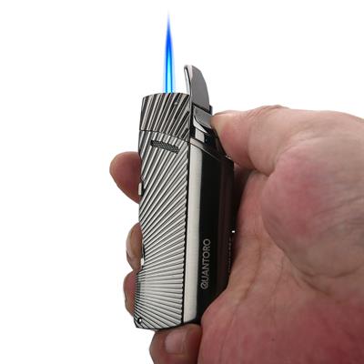 Quantoro 05-57 Puro Delicili İğneli Jet Alev Puro Çakmağı/Gunmetal