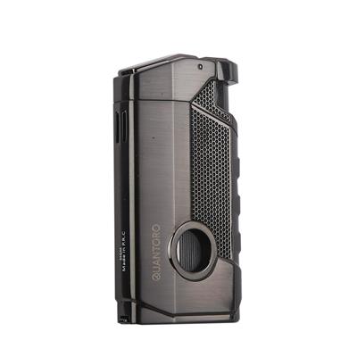 Quantoro 05-59 Puro Delicili Üçlü Jet Alev Puro Çakmağı/Gunmetal