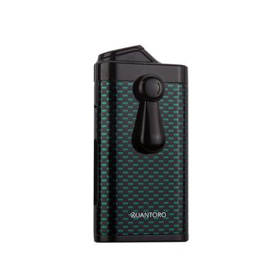 Quantoro 05-60 Puro Delicili Çift Jet Alev Puro Çakmağı/Green Carbon