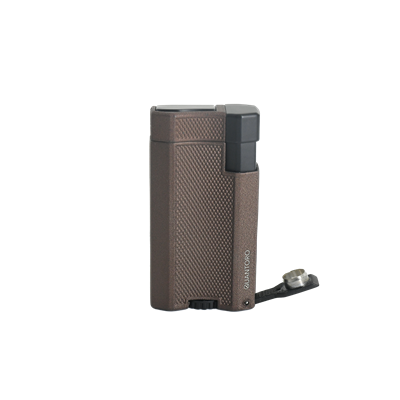 Quantoro  Delicili Çift Jet Alevli Puro Çakmağı MGM 04-2 Gunmetal 