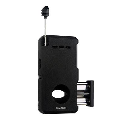 Quantoro 05-32 Kesicili Delicili İğneli Çift Jet Alev Çakmak Grey Crackle