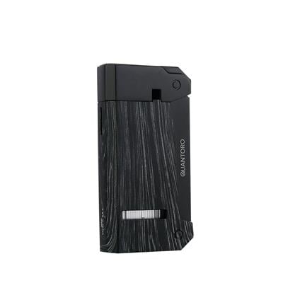 Quantoro 04-20 Puro Delicili Jet Alevli Black Wood Puro Çakmağı 