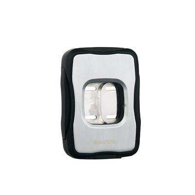 Quantoro QC-14 Dikdörtgen Çift Bıçaklı Düz Kesim Puro Kesici /Chrome