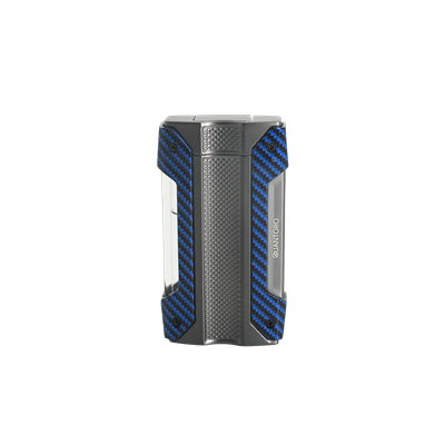 Quantoro MGM 04-7 Single Jet Alevli Puro Delicili Metal Puro Çakmağı Blue Carbon 