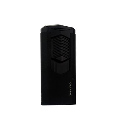 Quantoro 05-41 Üçlü Jet Alev Puro Delicili Black Crackle Puro Çakmağı 