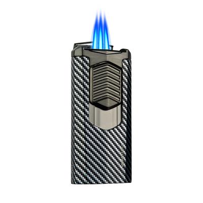 Quantoro 05-41 Üçlü Jet Alev Puro Delicili Black Carbon Puro Çakmağı 