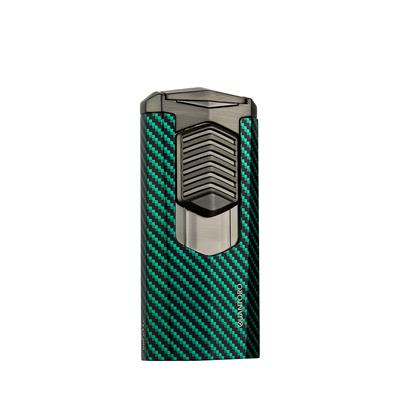 Quantoro 05-41 Üçlü Jet Alev Puro Delicili Green Carbon Puro Çakmağı