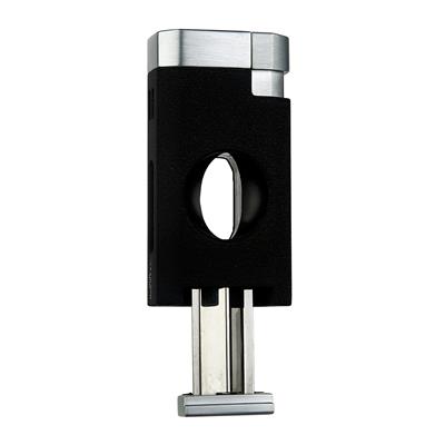 Quantoro 05-39 Üç Jet Alev Puro Kesicili Chrome/Green Puro Çakmağı 