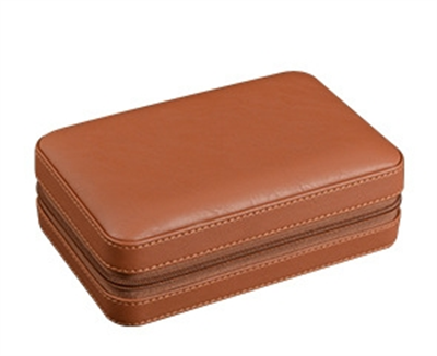Deri Seyahat Humidor Kahverengi QLP-3