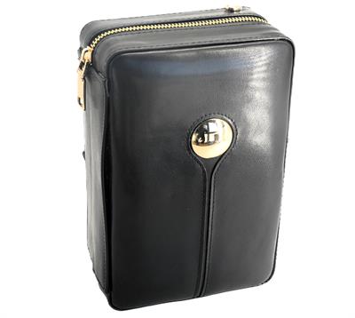 Deri Seyahat Humidor Siyah QLP-6