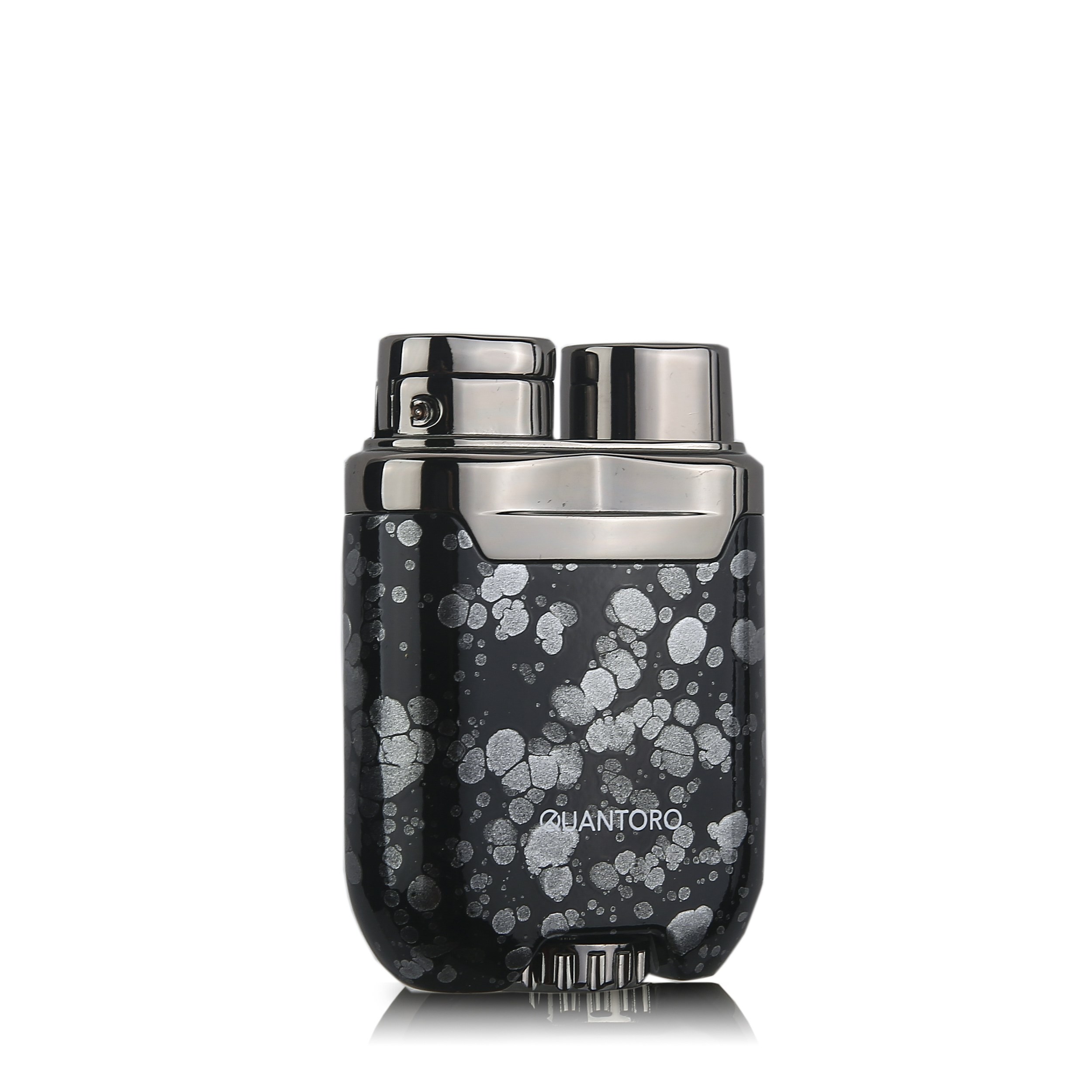 04-21 Single Torch Jet Alevli Puro/Sigara Çakmağı / Dots Black
