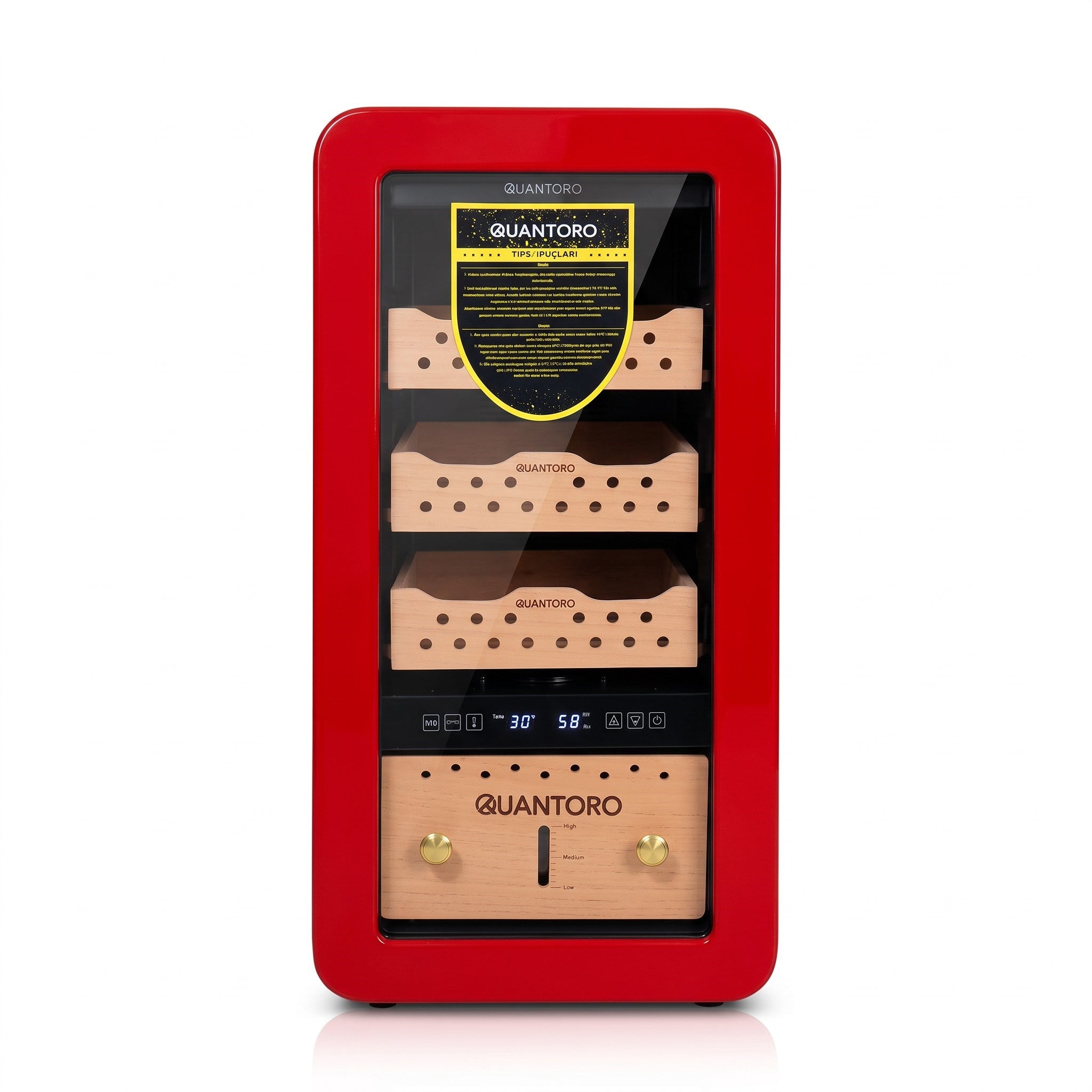 Elektronik Puro Dolabı QCC-26 Red