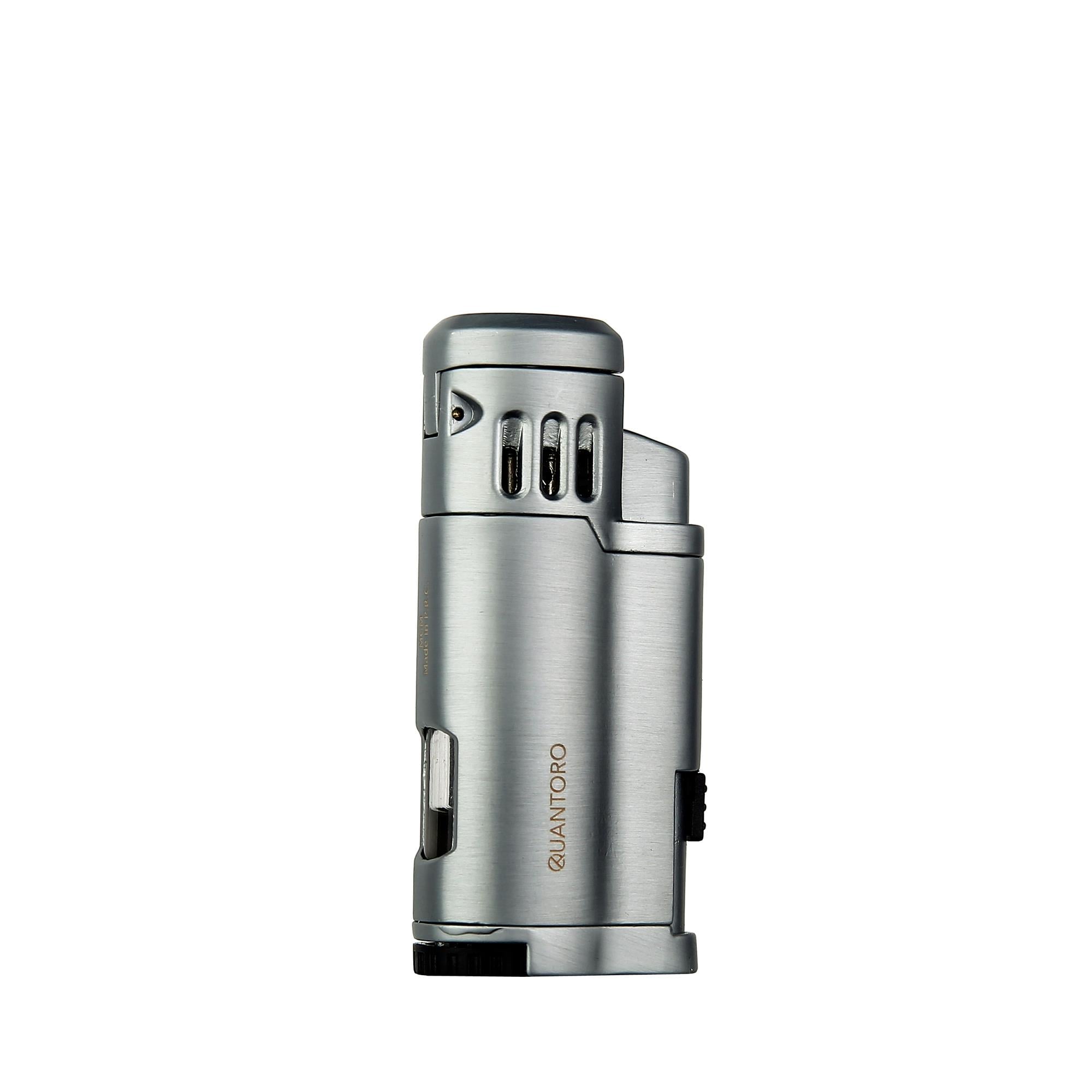 Quantoro 05-43 Üçlü Jet Alev Puro Delicili Puro Çakmağı/Chrome