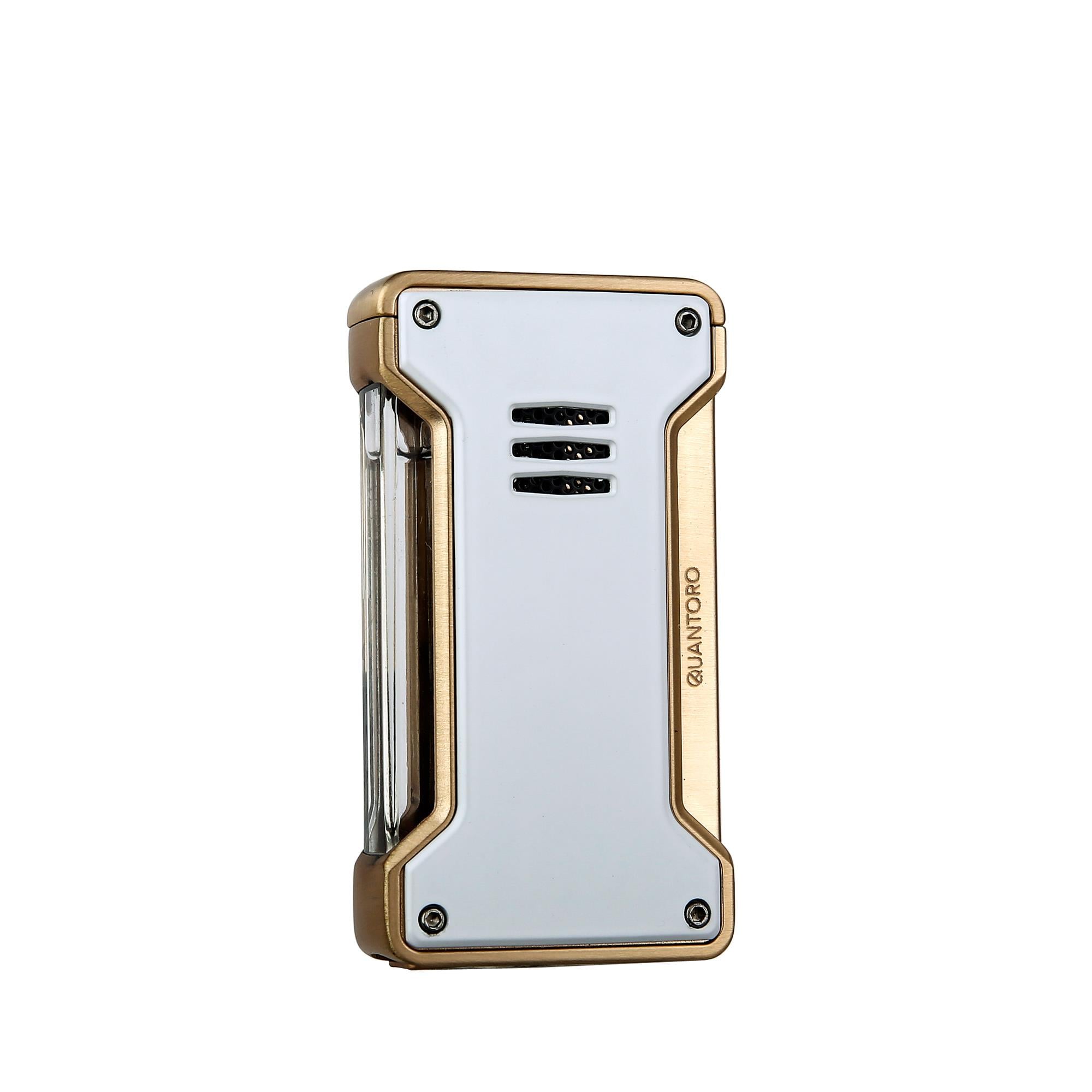 Quantoro 05-45 Single Jet Alev Puro Delicili Puro Çakmağı/Gold White