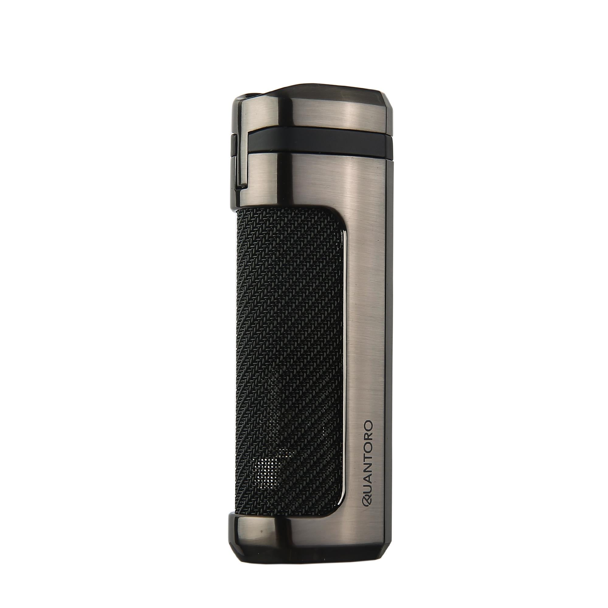 Quantoro 05-46 Üçlü Jet Alev Puro Delicili Puro Çakmağı/Gunmetal