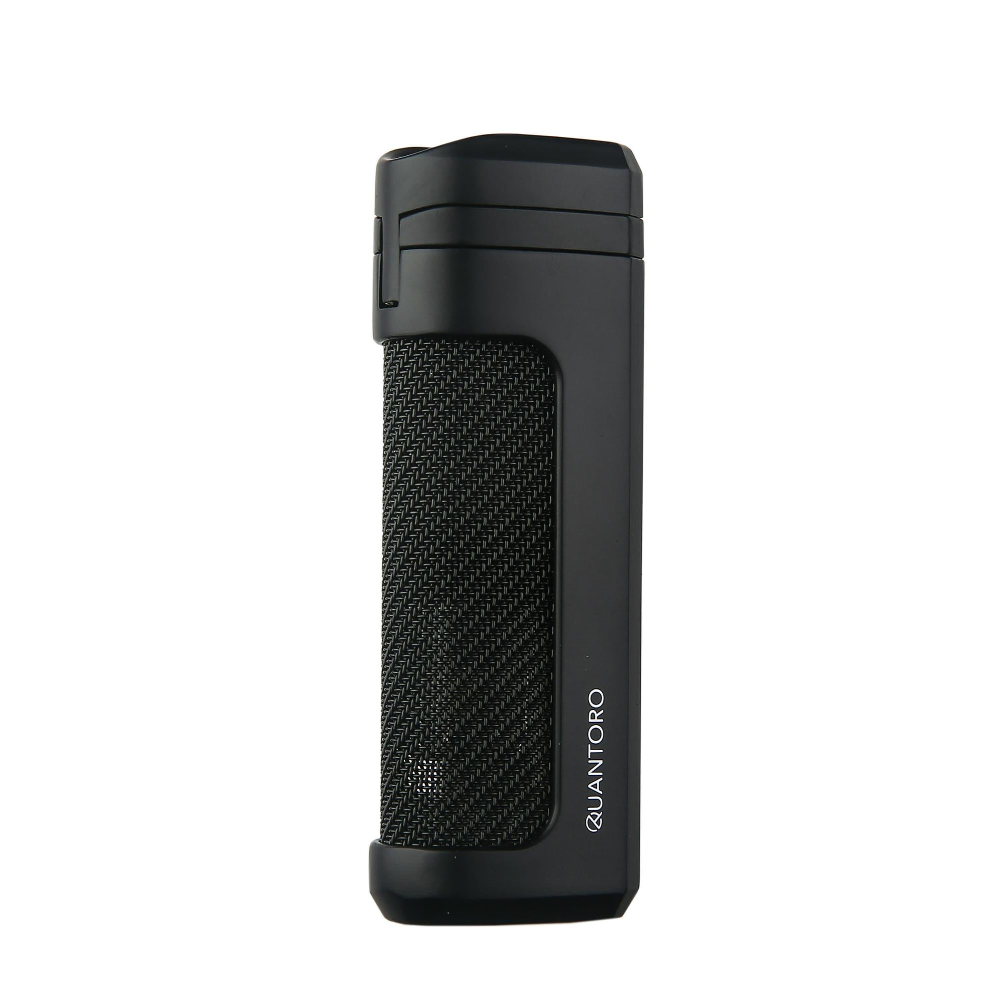 Quantoro 05-46 Üçlü Jet Alev Puro Delicili Puro Çakmağı/Black