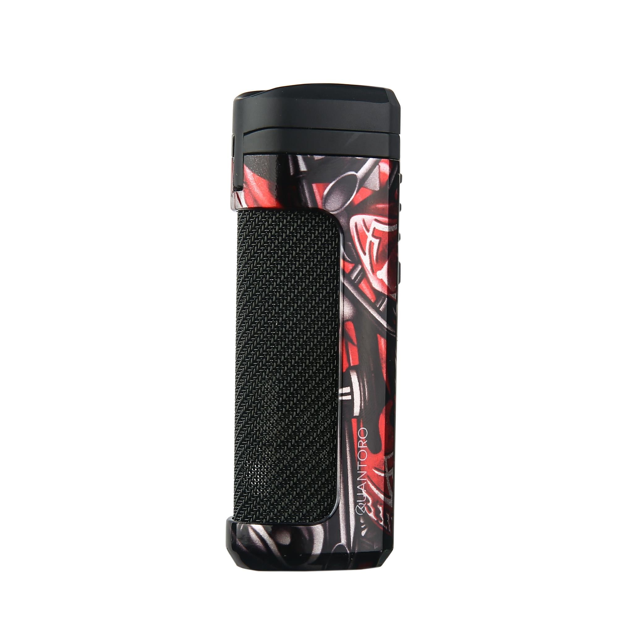 Quantoro 05-46 Üçlü Jet Alev Puro Delicili Puro Çakmağı/Red P.