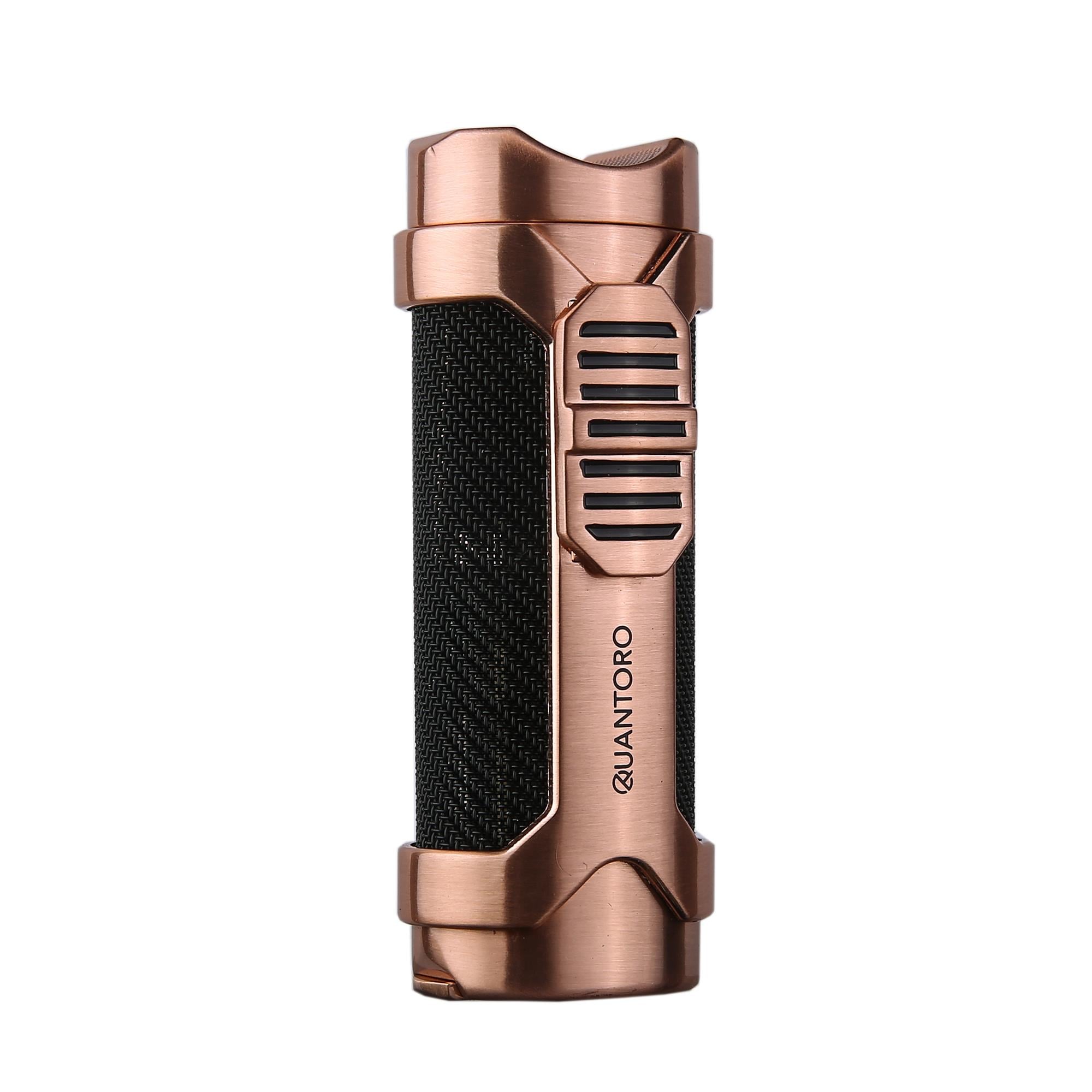 Quantoro 05-48 Delicili Üçlü Jet Alev Puro Çakmağı/Rose Gold
